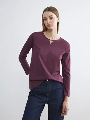 LCW ECO Bisiklet Yaka Bluz