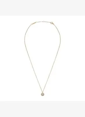 Daniel Wellington Pavé Crystal Pendant Necklace Gold DW00400640 Kolye