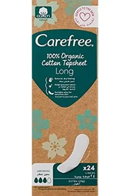 Yıldızan gme shop Carefree Organic Uzun 24'lü Günlük Ped 1073147