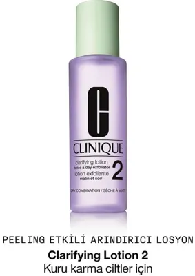 Clinique Clarifying Lotion2 - Karma Ciltler İçin Temizleyici Tonik 200ml