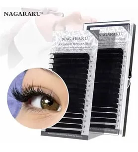 Nagaraku 0.07 Kalınlık C Kıvrım Mix İpek Kirpik Boy Aralığı 7 - 15 mm