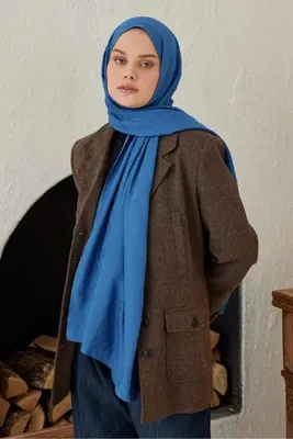 Modakaşmir İpeksi Jakar Serisi Welle Desen Şal