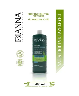 Bianna Tonik C Vitaminli Bambulu Ve Yeşil Çaylı Yüz Temizleme Toniği - 400ml Yüztemiz