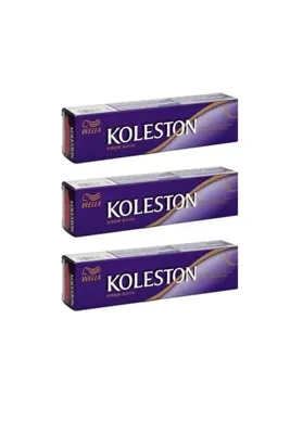 WELLA Koleston Tüp Saç Boyası 3 adet 2/0 Siyah