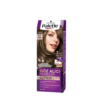 Palette Göz Alıcı Renkler 7.1 Küllü Kumral