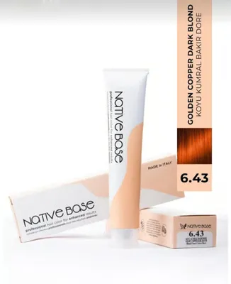 Native Base Saç Boyası 6.43 Koyu Kumral Bakır Dore 100 ml
