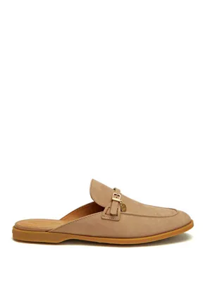 Tod's Pudra Tokalı Kadın Deri Terlik
