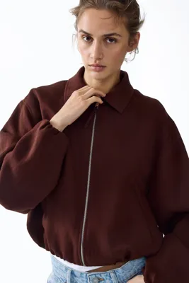 H&M Etek Ucu Balon Kesimli Oversize Ceket