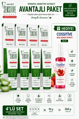 Epinafol Sensitive Aloe Vera Flörürsüz 4'lü