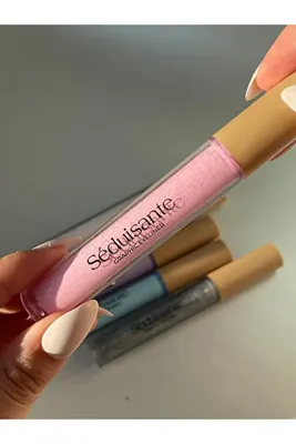 séduisante Pembe Renkli Eyeliner Ve Far