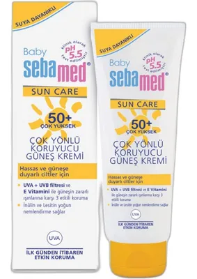Omega Pharma Sebamed Baby Sun Cream 50+ Gunes Kremı 75 ml Tüp