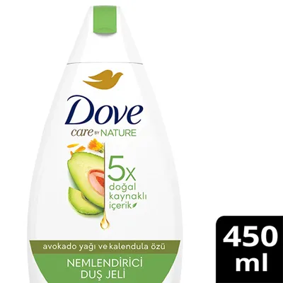 DOVE Duş Jeli Avokado Yağı ve Kalendula Özü 450 ml