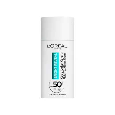 L'Oréal Paris Bright Reveal Spf 50+ Koyu Leke Karşıtı Yüz Güneş Kremi 50 ml