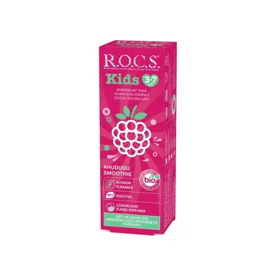 R.O.C.S. Rocs Kids Ahududu Smooth - Çocuk Diş Macunu 3-7 Yaş 35 ml