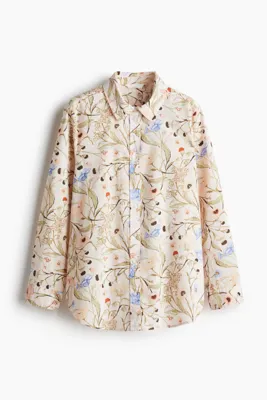 H&M Keten Karışımlı Gömlek