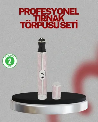 renklime Taşınabilir Elektrikli Tırnak Törpüsü 500 mAh USB Şarjlı Manikür Cihazı