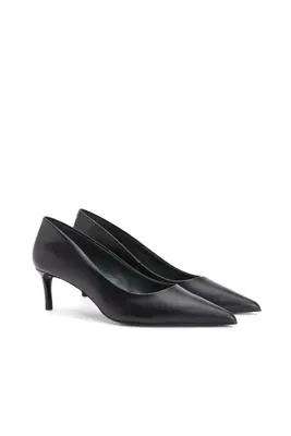 George Hogg Siyah Deri Stiletto