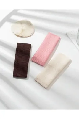 Lorya Giyim Kadın 3'lü Paket Yoga,Makyaj,Spor,Saç Yıkama BANDI