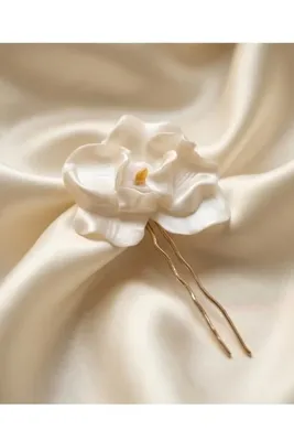 Genel Markalar Soie Atelier Seramik El Yapımı Orkide Toka-Pure Elegance