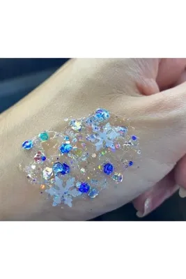 hbtasarim Glitter Jel Far Simli Kremsi Far