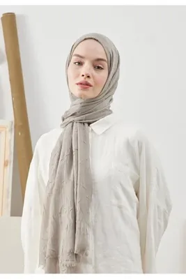 Fresh Scarfs Bambu Şal Gümüş