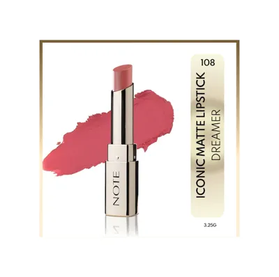 Note Cosmetics Iconic Matte Lipstick Kalıcı Mat Ruj 108 Dreamer - Pembe