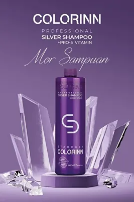 Colorinn Stardust Silver Mor Şampuan 1000 ml 8681820113426