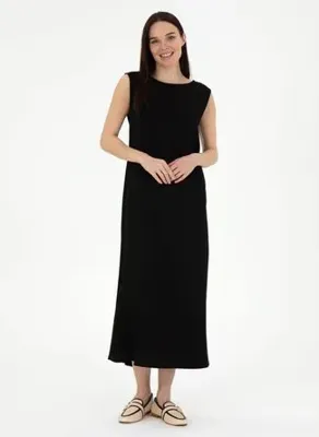 Pierre Cardin Siyah Kadın V Elbise RISTA-EL