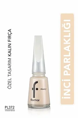 Flormar Pearly Yoğun Işıltı Veren Uzun Süre Kalıcı Sedefli Oje (PL372 Tender Beige) 8682536035477