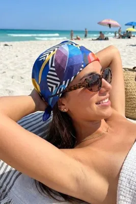 Ritagarcia Çok Amaçlı Desenli Bandana - Saç, Boyun, Çanta ve Bilek Aksesuarı Fular