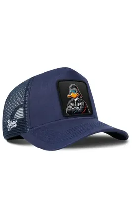 BlackBörk Bal Porsuğu Logolu Lacivert Trucker Şapka