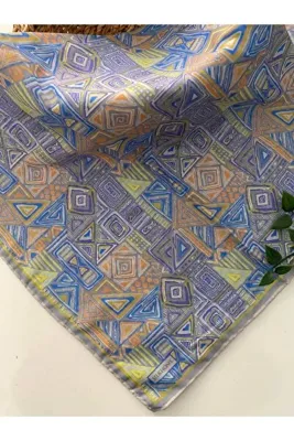 Silk Home Hiyeroglif Desen Soft Pamuk Eşarp