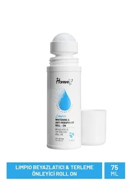 homm Limpio Fresh & Çiçeksi Kokulu Beyazlatıcı Etkili Ter Önleyici Roll-On Arbutin, Niacinamide ve C Vitamini 75 ml