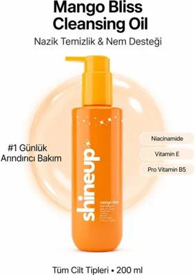 Mango Bliss Yağ Bazlı Temizleyici 200 ml | Nazik Temizleme Yağı