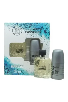 YOUTH PASSPORT Narcos Edp 100 ml + Deodorant Roll-on 60 ml Erkek Parfüm Seti