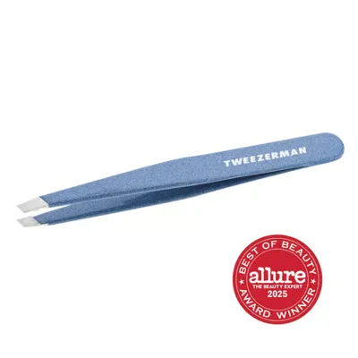 Tweezerman Slant Tweezer Granite Sky Işıltılı Mavi Cımbız