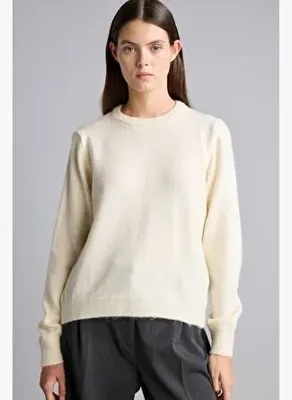 Defacto Regular Fit Bisiklet Yaka Triko Basic Kazak