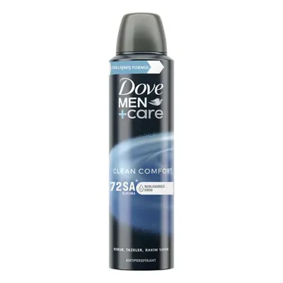 DOVE MEN Clean Comfort Sprey Deodorant 150 Ml 3 ADET