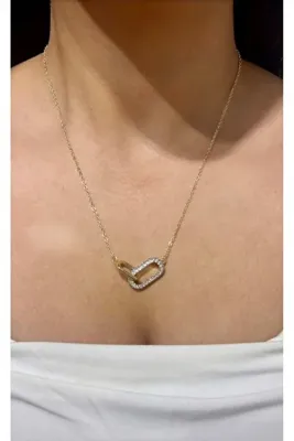 Asteria Jewelry Kuyumcu Model Altın Kaplama Kolye
