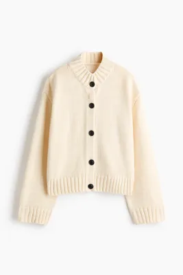 H&M Yarım Balıkçı Yakalı Oversize Hırka