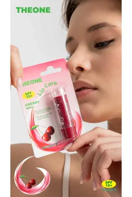 THE ONE Kiraz Dudak Nemlendirici SPF 15 Koruyucu Vitamin E Etkili Cherry Lip Balm