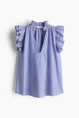 H&M Fırfırlı Bluz