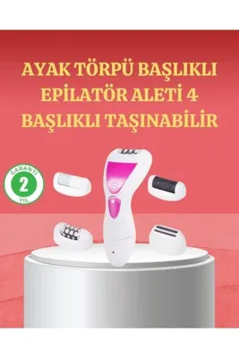 Genel Markalar 4 Başlıklı Kablosuz Şarjlı Epilasyon Cihazı