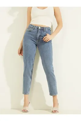 Guess Anne Kadın Rahat Kesim Kot Pantolon