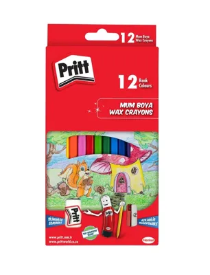Diğer Pritt Slinebilir Pastel Boya 12'li - 6 Adet Tarı