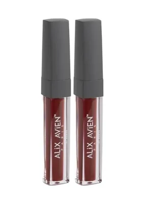 CEYLAN ADAM Dudak Parlatıcısı, Uzun Süre Kalıcı Yapışkan His Bırakmayan Nemlendirici, Lipgloss 06 Juicy Cherry (2 Paketi)