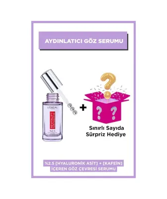 L'Oréal Paris Revitalift Filler Aydınlatıcı Göz Serumu 20ml + Sürpriz Kutu pktsurprzfillereyeserumset-10923