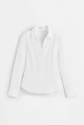 LEFTIES KADIN Vücuda oturan poplin gömlek