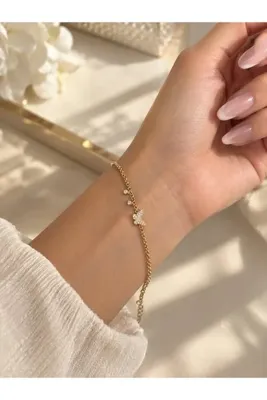 Genel Markalar XUPİNG KELEBEK 14k Altın Kaplama Bileklik