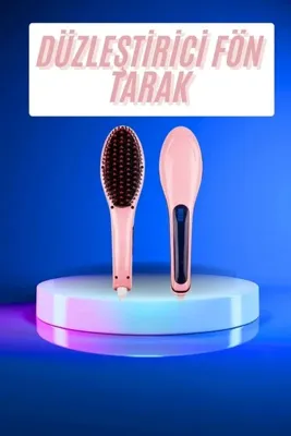 Zero Land CSMTEX Saç Düzleştirici Tarak Dijital Göstergeli Seramik Kaplama (100301) Sıkı Dişli